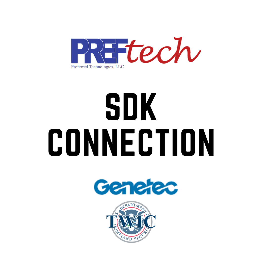 GSC-1SDK-PREFTECH-TWIC: SDK Connection for Pref-Tech/TWIC Plugin
