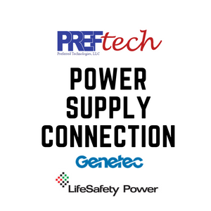 GSC-LSP-1PS: Genetec & LifeSafety Power Plugin Power Supply Connection